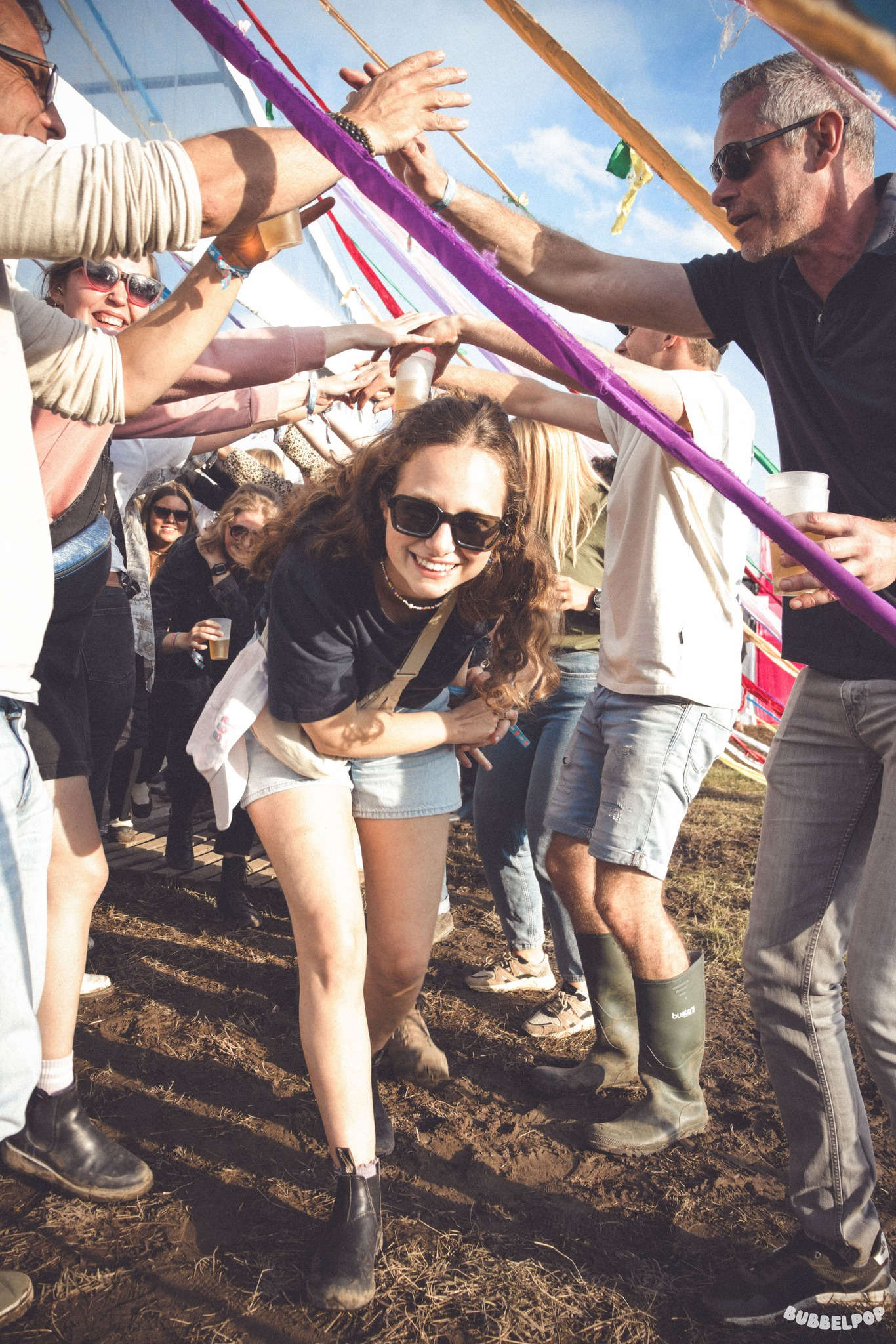 Dancing crowd